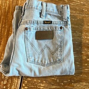 Wrangler Light Blue Slim Men Jeans